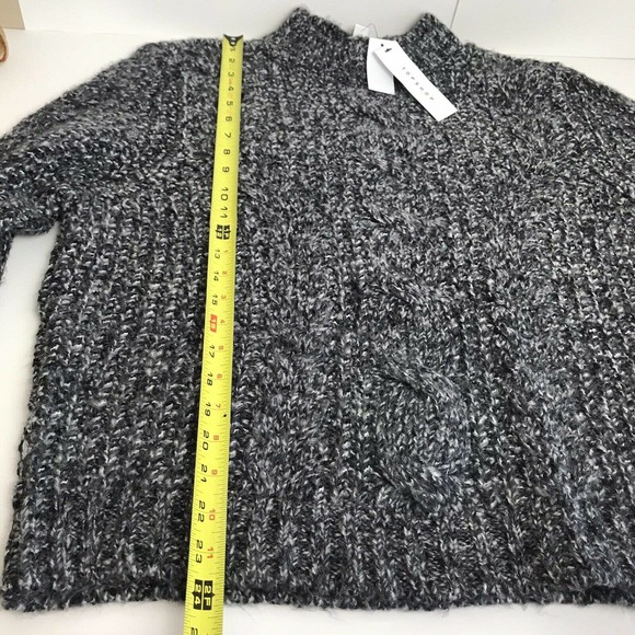Topshop Black Chunky Knit Sweater - Picture 6 of 7